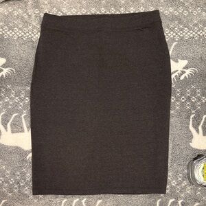 Old Navy Charcoal Pencil Skirt